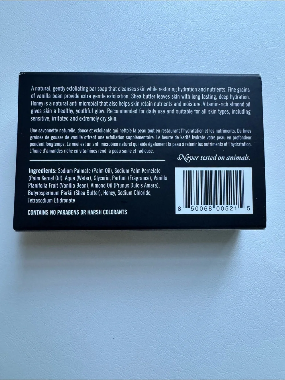 Bar Buckler’s Moisture Rich Soap No. 003 Savon Hydratant 6.25 oz. / 177g NIB HTF